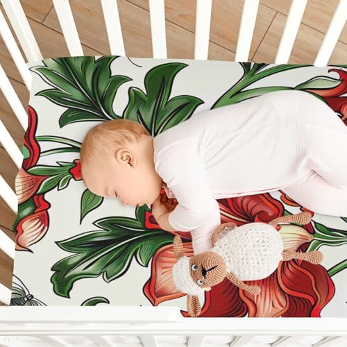 Wajiw Paisley Crib Sheets for Girls and Boys