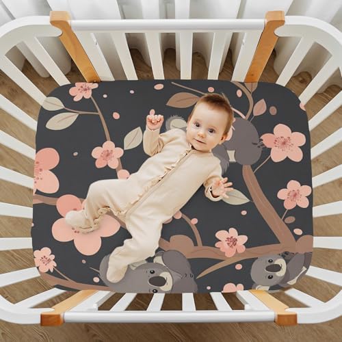 Wajiw Koala Crib Sheets Soft Breathable Fitted 1