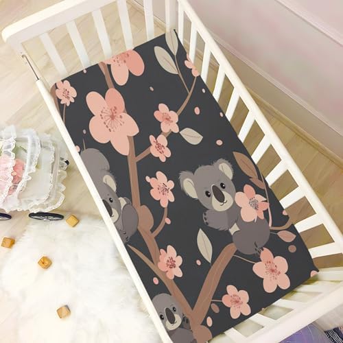 Wajiw Koala Crib Sheets Soft Breathable Fitted 1