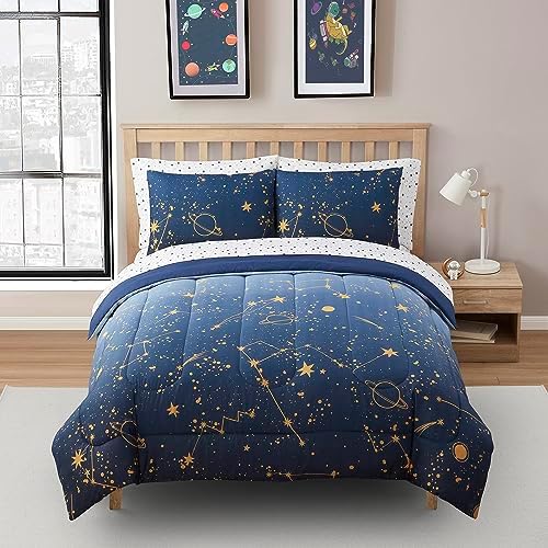 Galaxy Kids Bedding Set Bed in a Bag Full 1