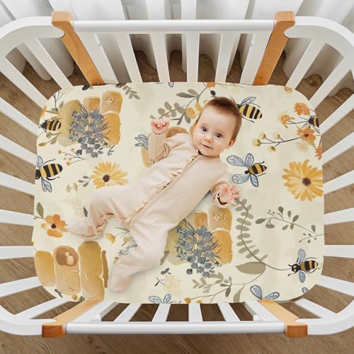Wajiw Crib Sheets Soft Breathable Fitted for Standard Mattresses 1