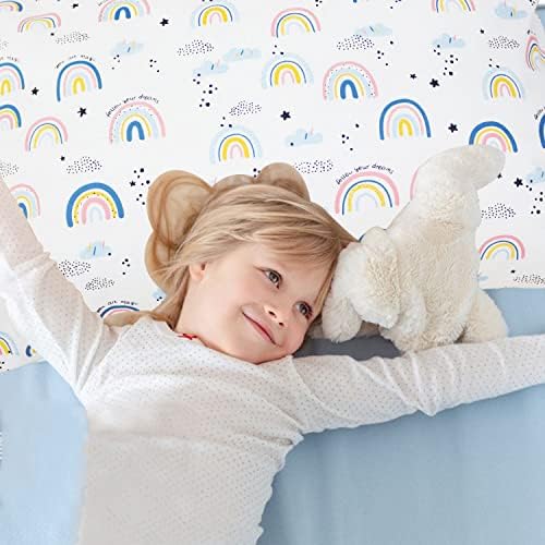 USfivefam Rainbow Clouds Kids Pillowcases 2 Pack 1