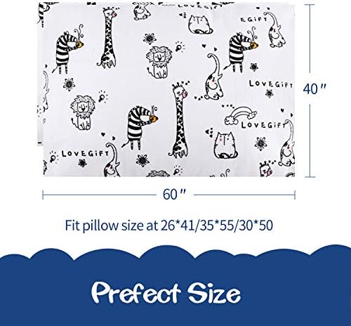Aisawate Toddler Pillowcases 14x19 2 Pack Cotton