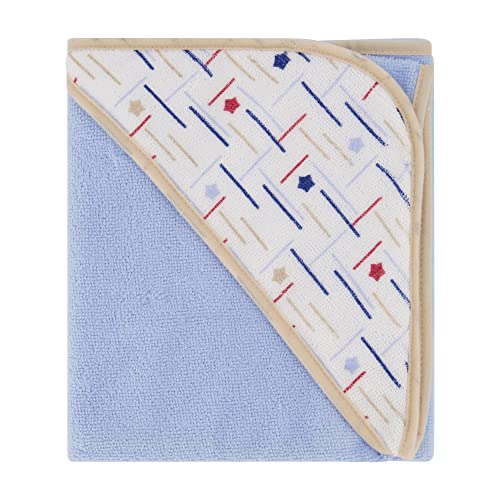 Cudlie Buttons Stitches Hooded Towels 3 Pack All Star Print