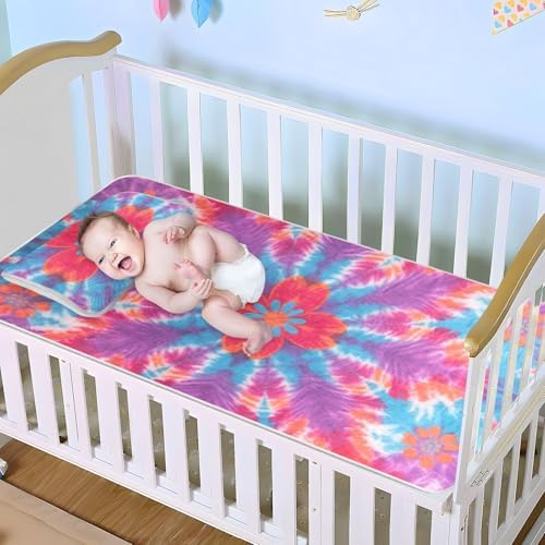Bohemian Tie-dye Cooling Mattress Cover 28x52