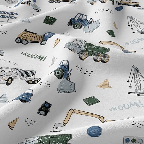 Sweet Jojo Designs Construction Truck Baby Pillow 12x8 in