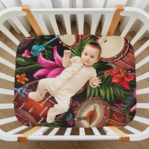 Wajiw Soft Breathable Crib Sheets for Girls and Boys