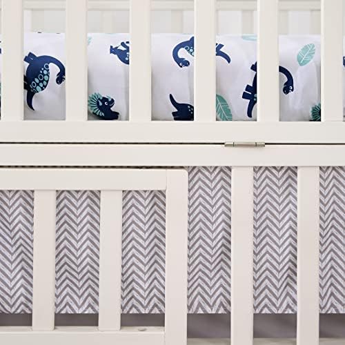 8-Piece Dinosaur Crib Bedding Set for Baby Boys