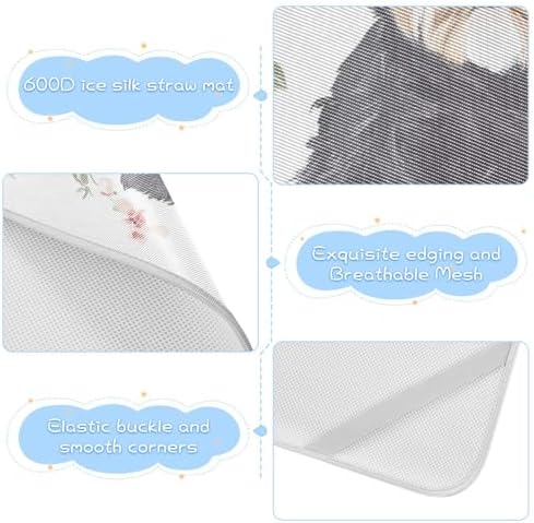 Cooling Baby Mattress Pad 28x52 for Crib and Pack N Play