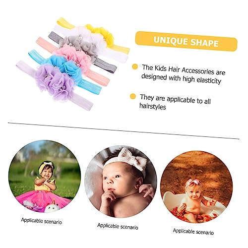 ERINGOGO 6Pcs Elastic Headbands for Baby and Kids