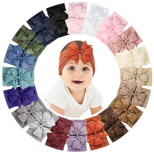 yoyokid 20pcs Baby Girls Bows Headbands Set
