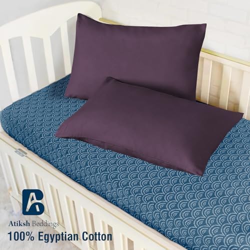 Atiksh Beddings Toddler Travel Pillow Cases 13x18 Plum