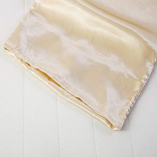 Silky Satin Toddler Pillowcases Set of 2 13x18 Champagne 1