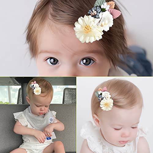 Fsmiling 11 Pack Hair Bows for Girls with Clips