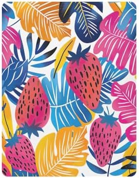 Wajiw Strawberry Crib Sheets Soft Breathable Fitted