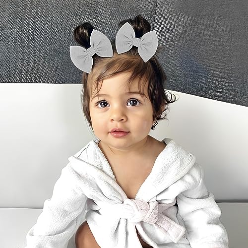 ONENINEDREAM Baby Girls Hair Bow Clips Set 6PCS