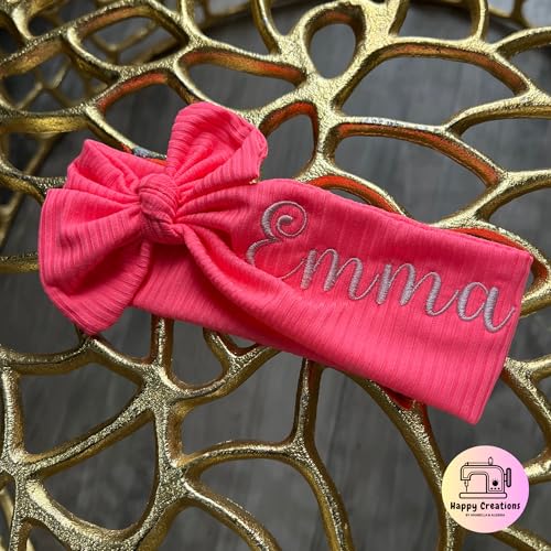 Girls Neon Headband with Name Personalized
