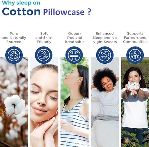Toddler Pillowcase 13x18 - 100 Egyptian Cotton Travel Pillow Case for Kids