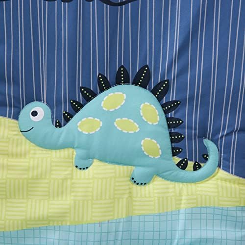 8-Piece Dinosaur Crib Bedding Set for Baby Boys
