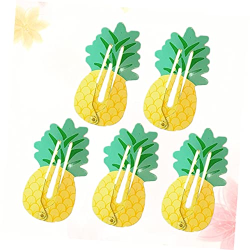 Pineapple Hair Clips 10 Pcs for Kids and Babies