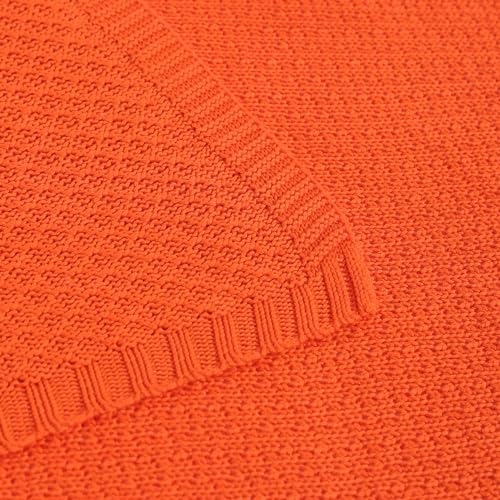 NTBAY Cooling Baby Blanket - Soft Rayon 30x40 Inches Orange 1