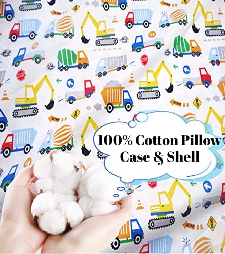 Baby Toddler Pillow Cases - 13x18 Soft Cotton Set of 2