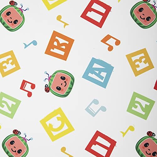 CoComelon Sheet Set with JJ and Friends White Green