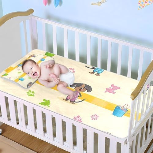 Cooling Baby Mattress Protector Pad 28x52 Reusable