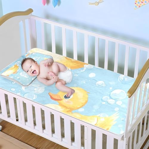 Cooling Baby Mattress Pad 28x52 Reusable Crib Cover