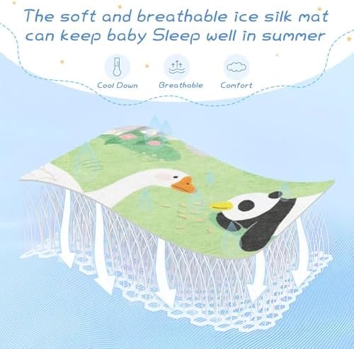 Cooling Baby Mattress Pad with Waterproof Protection 28x52 1