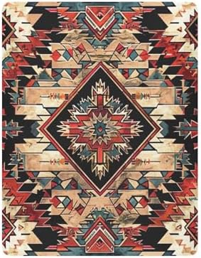 Wajiw Tribal Pattern Fitted Crib Sheet for Standard Mattress