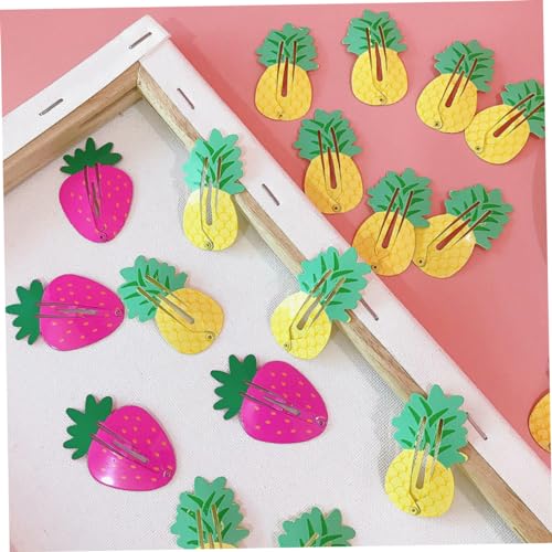 Pineapple Hair Clips 10 Pcs for Kids and Babies