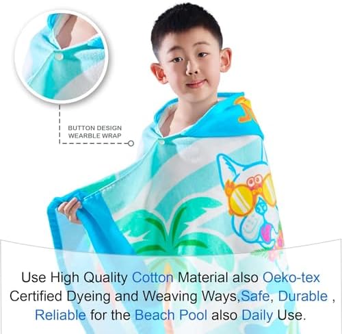 VOOVA MOVAS Toddler Towels 30X50 Soft Cotton