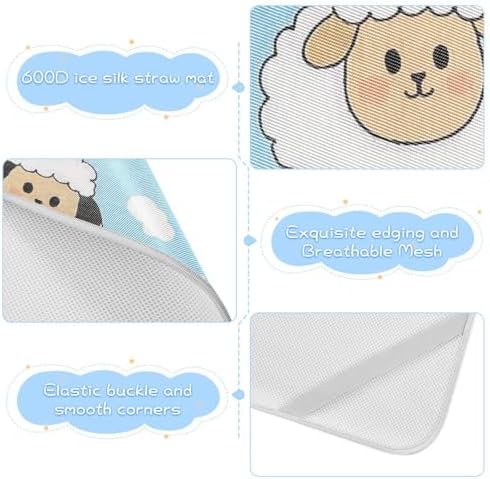 Cooling Baby Mattress Pad with Elastic 28x52 Inch