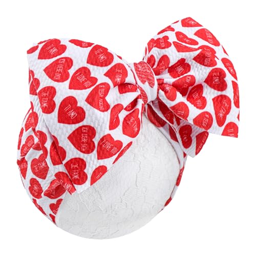 YanJie Baby Girl Headbands with Heart Print