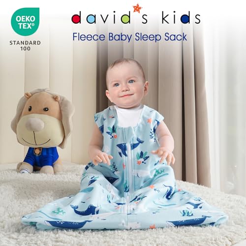 Davids Kids Micro Fleece Sleep Sack 6-12 Months 2 Pack