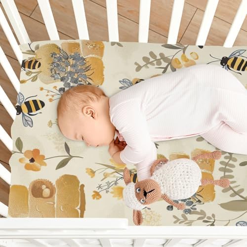 Wajiw Crib Sheets Soft Breathable Fitted for Standard Mattresses 1