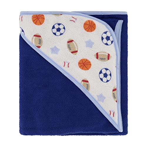 Cudlie Buttons Stitches Hooded Towels 3 Pack All Star Print
