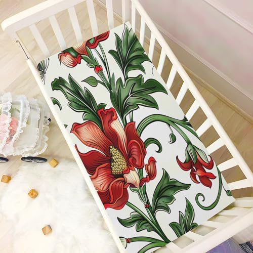 Wajiw Paisley Crib Sheets for Girls and Boys