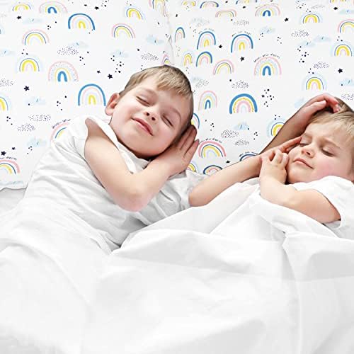 USfivefam Rainbow Clouds Kids Pillowcases 2 Pack 1