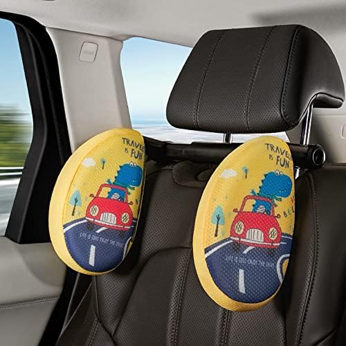 LANGTYNE Cartoon Car Neck Pillow for Kids Adults
