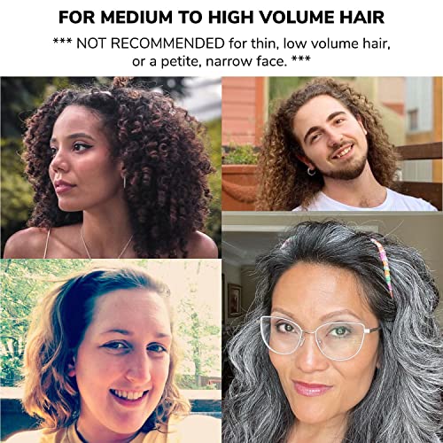 Curly Hair Headband by Zazzy Bandz Twin-Pack Relaxed Honey