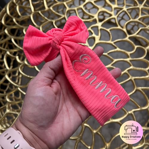 Girls Neon Headband with Name Personalized