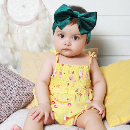 Hjiaruiky 3PCS Baby Girl Velvet Bows Headbands
