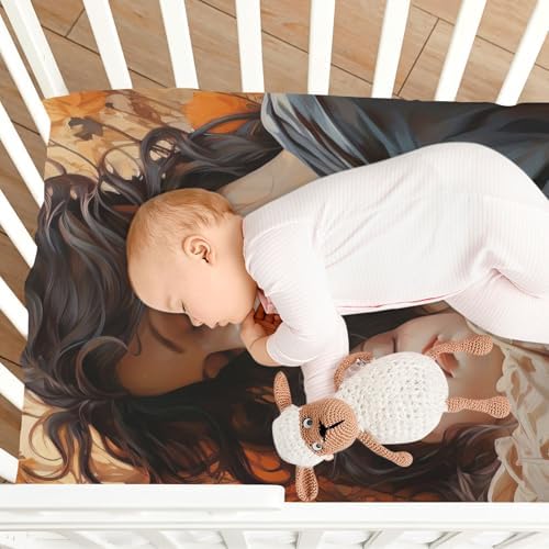 Wajiw Crib Sheets Soft Breathable Fitted for Standard Crib Mattresses 1