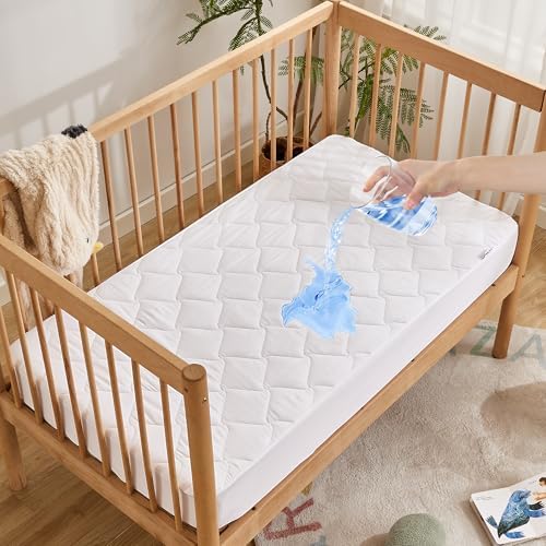 SLEEP ZONE 2 Pack Waterproof Crib Mattress Protector