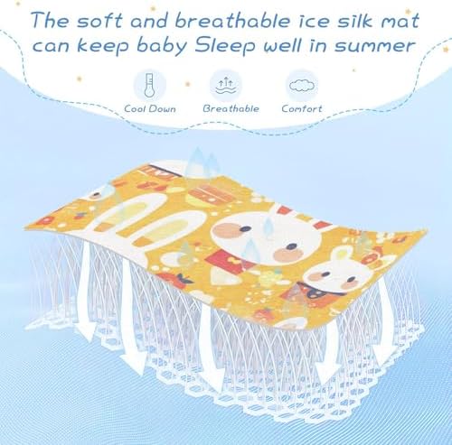 Cooling Baby Mattress Pad 28x52 Reusable for Kids and Adults