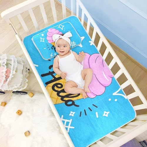 Cooling Baby Crib Mattress Sheets with Elastic Band