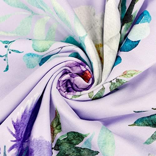 CARUILI Toddler Pillowcase 2 Pack Purple Floral