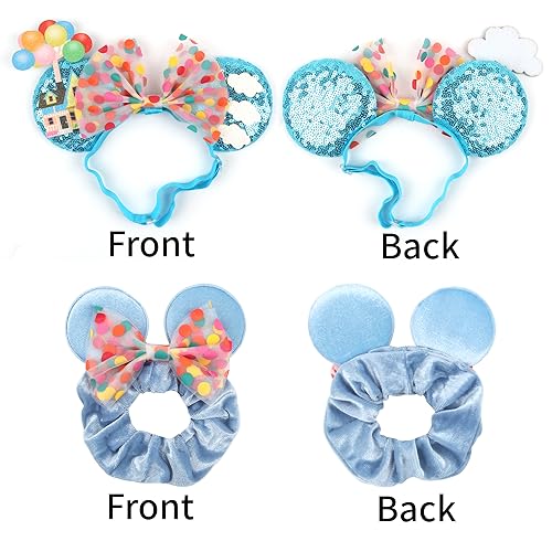Rainbowdot Up-Headband Mouse Ears Headband for Girls and Women